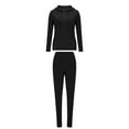 thumbnail image 2 of BUIGTTKLOP 2 Piece Sets for Women Sweatsuits Full Zip up Long Sleeve Hooded Sweathsirts Joggers Matching Jogging Sets, 2 of 6