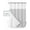 White, variant on No Hook Shower Curtain with Snap in Liner, Herringbone Abstract Art of Black Geometric Lines Hotel Shower Curtains for Bathroom, Washable Shower Curtain Liner Set with Mesh Top Window, 72"x84"