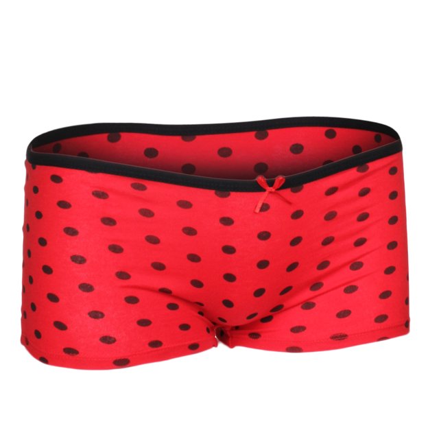 Emmalise Womens Sexy Hipster Boyshorts Polka Dot Panty Underwear