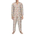 thumbnail image 3 of Zufioo Drink And Cocktail Glasses Mens Pajamas Set, Mens Long-Sleeved Pajama and Pajama Pants,Pajamas Para Hombres,Men's Sleepwear-Small, 3 of 7
