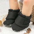thumbnail image 3 of Meckior Baby Girls Boys Cotton Boots Newborn Winter Cozy Fleece Booties Infant Socks Shoes for 3-18 Months, 3 of 6