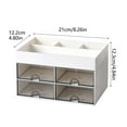 thumbnail image 3 of WIFKLSIIPG Desktop Storage Drawer Type Stationery Storage Layer Storage Cabinet Cosmetic Jewelry Rabbit Table, 3 of 6