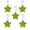 A, variant on 5PC Reflective Star Pendant 2.2x2.2 Inch PVC Safety Keychains for Backpack Riding Night Walking Running