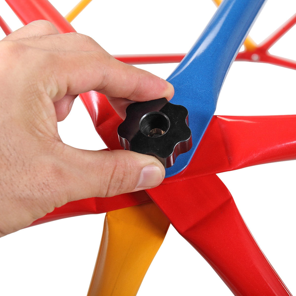 Kepooman Outdoor Kids Dome Climber for Backyard, Child' s Jungle Gym Monkey Bars Climbing Tower, Red & Yellow & Blue Kepooman Outdoor Kids Dome Climber for Backyard, Child' s Jungle Gym Monkey Bars Climbing Tower, Red & Yellow & Blue