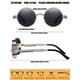 thumbnail image 2 of Gafas de sol redondas Weewooday, 4 pares, retro, estilo steampunk, 4,7 cm, 2 of 7