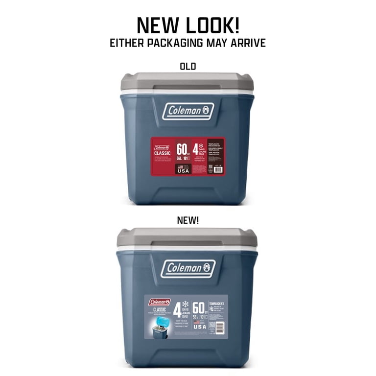 316 Series 60QT Wheeled Hard Chest Cooler, Lakeside Blue - Walmart