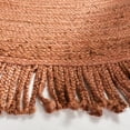 thumbnail image 3 of SAFAVIEH Braided Abby Solid Reversible Area Rug, Rust, 5' x 5' Round, 3 of 7