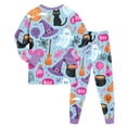thumbnail image 6 of Leey-World Halloween Pjs Kids Toddler Pajamas Kids Pajamas for Boys Girls Casual Long Sleeve Pajama Set 2 Piece Snug Fit Pjs Set, 6 of 9