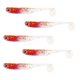 thumbnail image 2 of 5 unids/set 7cm t-tail señuelos de pesca suaves cebos de cola de paleta accesorios de pesca mi kusrkot Señuelo suave para la pesca, 2 of 8