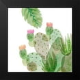 thumbnail image 2 of Kouta, Flora 15x15 Black Modern Framed Museum Art Print Titled - Flowering Cactus IV, 2 of 5