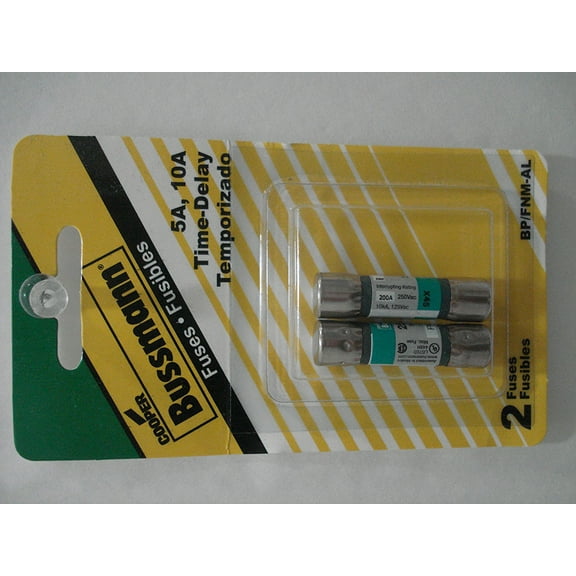 Bussmann BP/FNM-AL Low Amp Cartridge Fuse Assortment, Carded, 2 Pack,