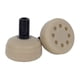 thumbnail image 1 of 2 tapones para tope de dedos de patines, bloque de freno de goma redondo ligero antideslizante para patines cuádruples, patinaje de doble, 1 of 8