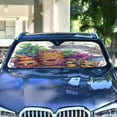 thumbnail image 4 of ALAZA Mardi Gras Ship Windshield Sun Shade Car Foldable Sun Visor Block UV Rays Protector 53"x23.5", 4 of 8