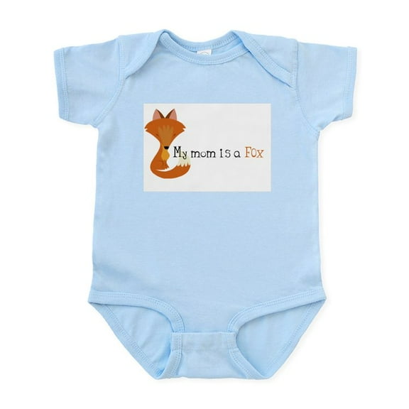 CafePress - My Mom Is A Fox Body Suit - Baby Light Bodysuit, Size Newborn - 24 Months