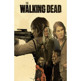 Walking Dead Grimes vs Negan Poster 22x34