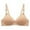 Z01-Khaki, variant on BYHONG Women's Front Side Buckle Lace Edge Without Steel Ring Movement Seamless Gathering Adjustment Yoga Sleep Large Bra Rose Gold 34