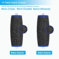 thumbnail image 3 of 12 Pack Extra Coarse Replacement Roller for Amope Pedi,Replacement Head Refills Compatible with Amope Pedi Refills Electronic Perfect Foot File, 3 of 5