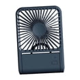 thumbnail image 3 of Ventilador de escritorio pequeño, personal, recargable, para interiores y exteriores. Azul, 3 of 9