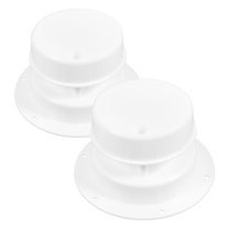 OUNONA 2pcs RV Plumbing Vent Cap - RV Sewer Vent Cap and Roof Vent Cover ABS Material Plumbing Vent Cap for RV and Camper Roof Vent Cover for Trailer Motorhome