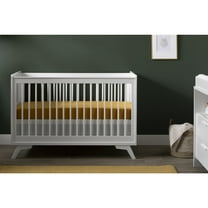 South Shore Milos, Mid-century Glam Crib, Crib White