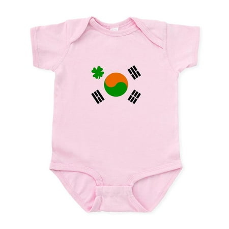 

CafePress - Irish/Korean Korean/Irish Infant Bodysuit - Baby Light Bodysuit Size Newborn - 24 Months