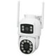 thumbnail image 5 of Cámara De Seguridad De Doble Lente, Resolución Ultra Clara 2K Y Vista De 360, Detección Humana Inteligente, IP66 Resistente A La Intemperie, Visión Nocturna, Audio, 5 of 7
