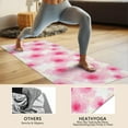 thumbnail image 4 of Pioneer Flower Floral Print Pattern Hot Yoga Mat Towel Non Slip for Hot Yoga - Quick-Drying Yoga Mat Cover with 4 Corner Pockets with Travel Bag - Hot Yoga Towel Non Slip 70"x26", 4 of 6