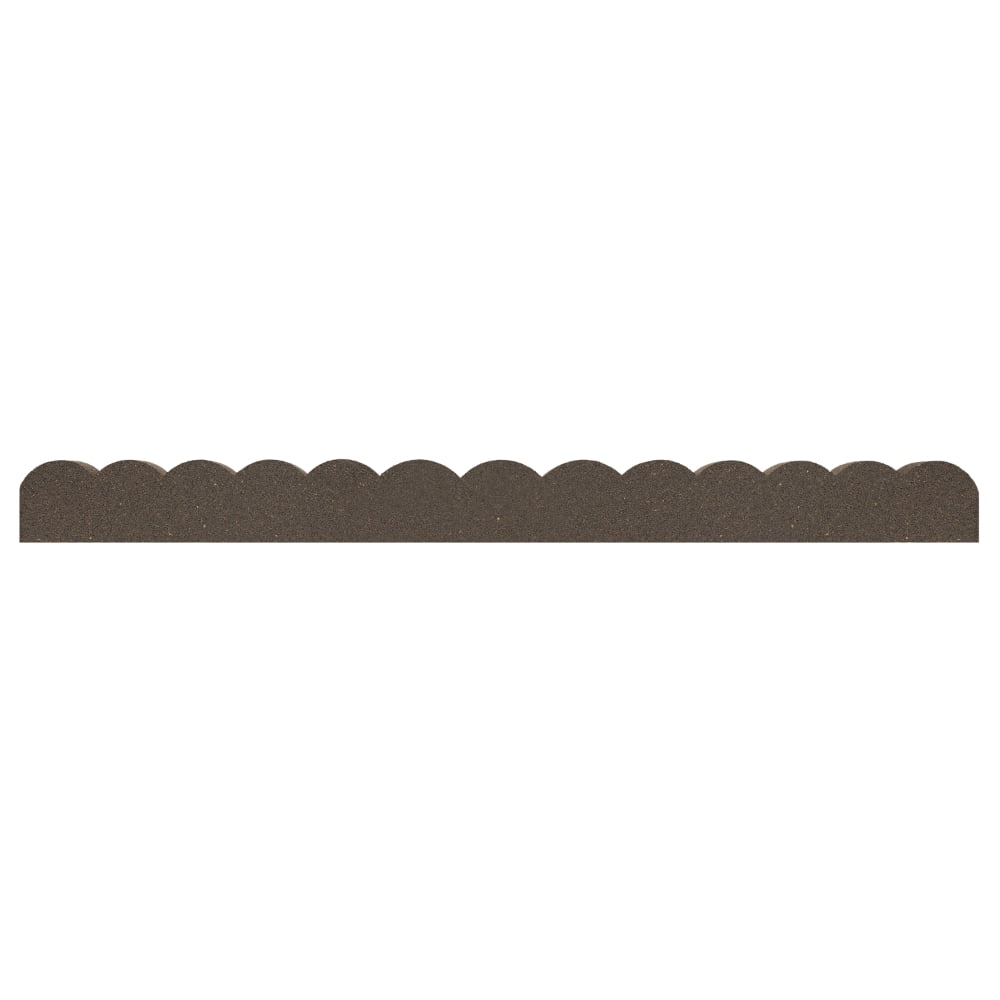 EzBorder Scallop Garden Border 2" Thick in Earth Colour - 2 Pack