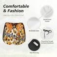 thumbnail image 4 of Daiia Fall Farmhouse Pumpkins Pattern Women's 2 in 1 Running Shorts - Lightweight Athletic Workout Gym Yoga Shorts Liner with Phone Pockets-Medium, 4 of 7