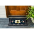 thumbnail image 4 of Evergreen Bee Our Guest Sassafras Indoor Outdoor Switch Doormat 10 x 22 Blue, 4 of 4