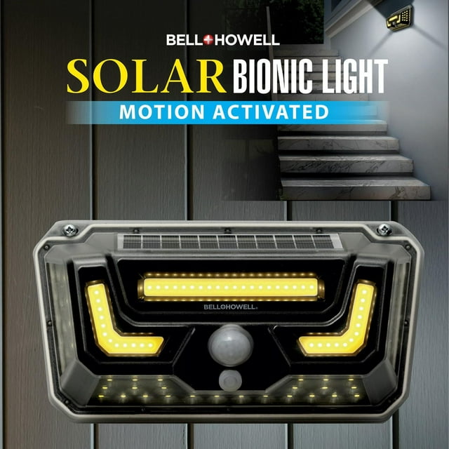 Lampe Solaire Bionic Bell + Howell à Détection de Mouvement Résistante aux Intempéries