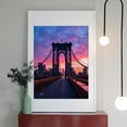 thumbnail image 2 of Diamond Art Kits for Adults - 5d Sunset Over Majestic Suspension Bridge Diamond Painting for Adults, Diamond Art for Adults Beginners, Diamond Painting Kits for Adults for Home Wall Decor, 2 of 7