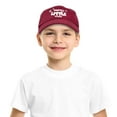 thumbnail image 5 of DALIX Father Son Santa Christmas Set Ball Cap Embroidered Hat in Maroon, 5 of 7