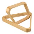 thumbnail image 1 of OUNONA 2 Pcs Billiard Rack Set Wooden Triangle for Pool Tables at Rooms with Portable Design, 1 of 6