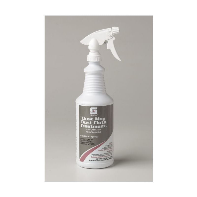 Spartan RTU Dust Mop/Dust Cloth Treatment, 32 oz Bottle, 12 Bottles Per