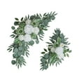 thumbnail image 2 of 2 hojas de flores para boda, flores artificiales, juego de guirnaldas, letrero de boda para Estilo C, 2 of 9