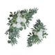thumbnail image 2 of Juego de 2 guirnaldas de flores artificiales para boda, arco de flores artificiales rústico colgante Estilo C, 2 of 9