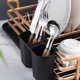 thumbnail image 3 of unbranded Escurridor De Platos Dorado Con Soporte Para Cucharas Y Para Cocina, 3 of 8