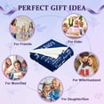 thumbnail image 4 of Birthday Gifts for Women, Birthday Gifts for Women Friendship Unique, Happy Birthday Gifts for Her Men Mom Grandma Wife, Best Birthday Gift Ideas, Happy Birthday Decorations Throw Blanket 50"x60" Red, 4 of 5