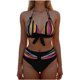 thumbnail image 2 of Traje de baño de dos piezas para mujer, tankini, estampado de hojas, bikini dividido, traje de baño de dos piezas para mujer, tankinis, trajes de baño de 2 piezas para mujer, trajes de baño para mujer, 2 of 4