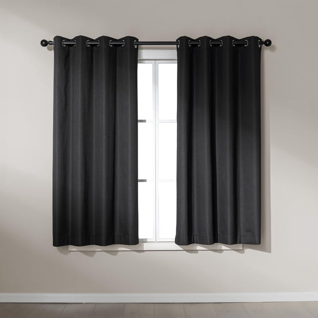 Cortinas Blackout de Lino Sintético Amazon Basics 107x160 cm