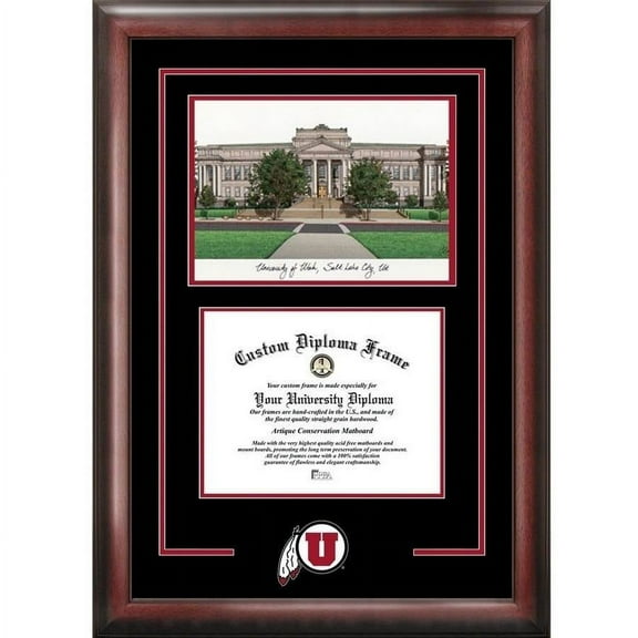 Utah Utes 8.5" x 11" Spirit Graduate Diploma Frame