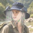 thumbnail image 7 of Kugisaki Sun Hat with Fans Solar Power Fan Wide Brim Sun Hat Fishing Essentials for Hiking Beach Summer Outdoor, 7 of 7