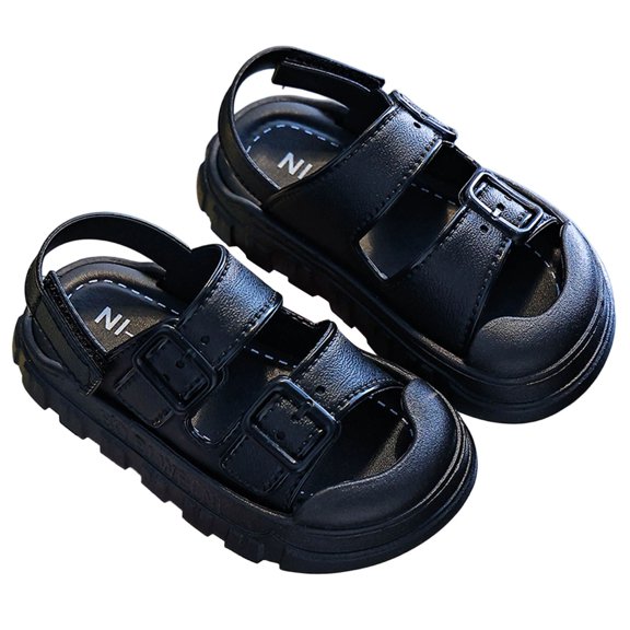 Oiyii Boys Summer Sandals Hiking Beach Outdoor Open Toe Sports Double Buckle Sandal