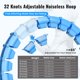 thumbnail image 2 of Fitness Hula Hoop Hillhub, 32 nudos, talla grande, 165 cm, silencioso, 2 of 8