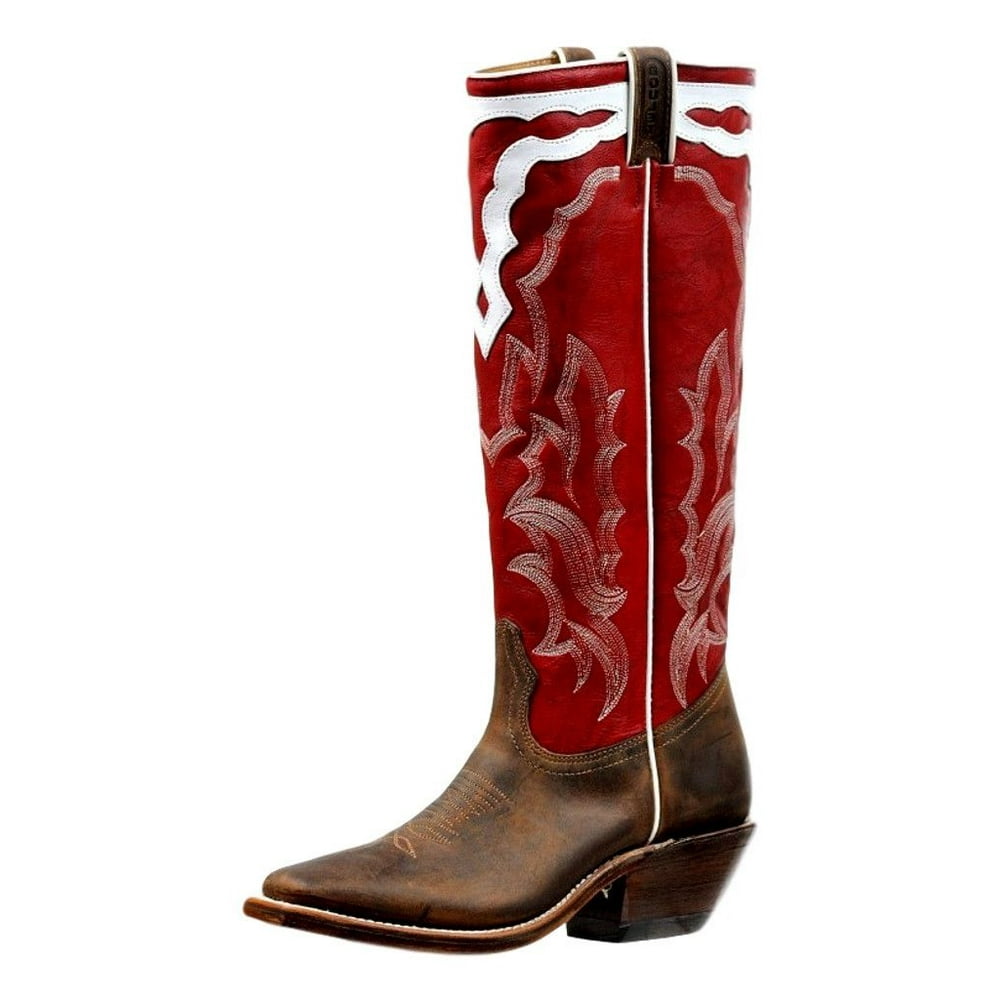 Boulet Boulet Western Boots Womens Buckaroo Square Hillbilly Golden