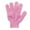 Pink, variant on JeashCHAT 1Pair Shower Gloves Exfoliating Wash Skin Spa Bath Gloves Foam Bath Resist
