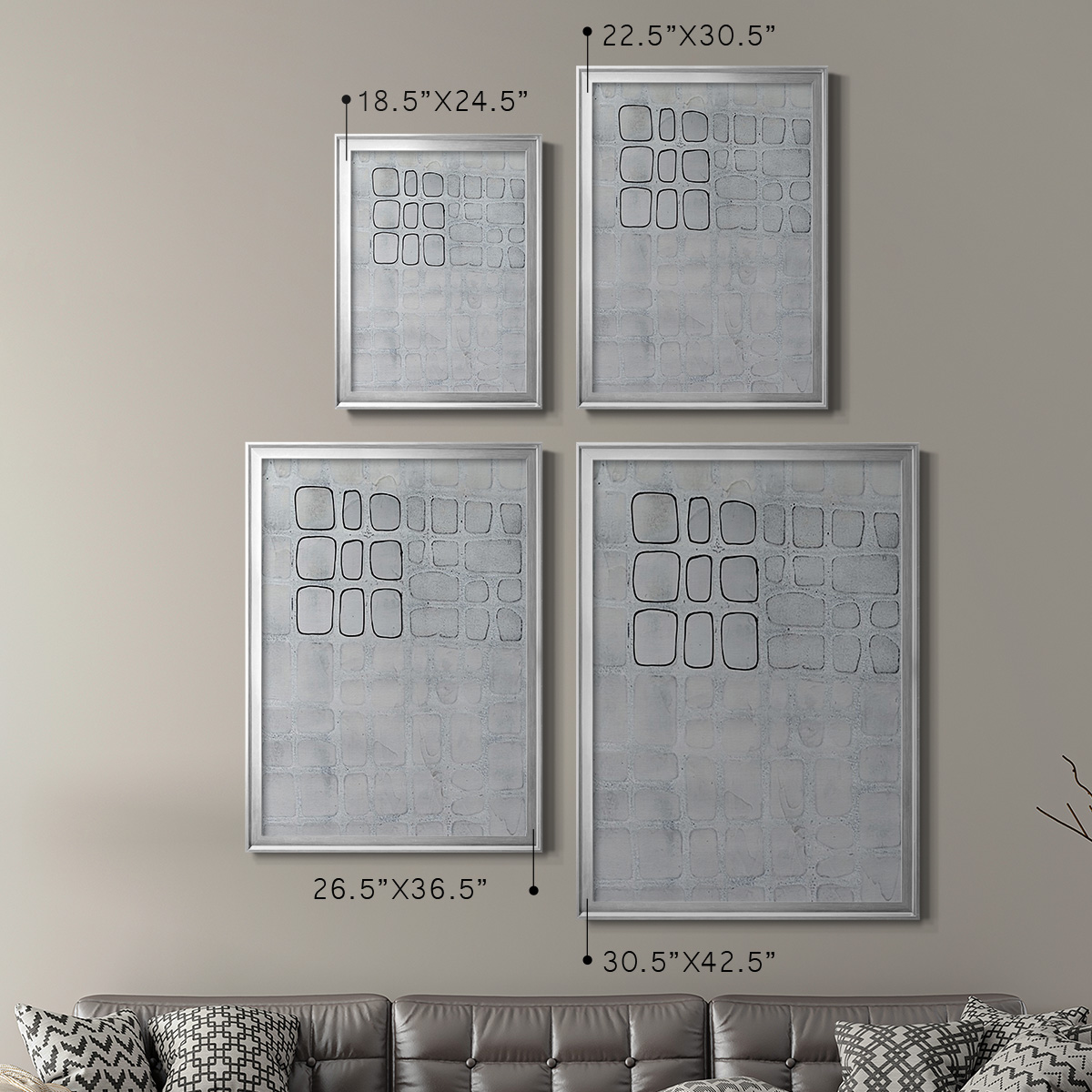 Lumen Colour I Premium Framed Print, in Gold, Black, or Silver - Ready to Hang