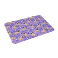 thumbnail image 2 of Bingfone Pugs And Flowers Door Mat 16"X24" Front Entrance Non-Slip Low Profile Washable For Entryway, 2 of 8