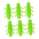 thumbnail image 4 of 6 señuelos de pesca blandos, accesorios de pesca vibrantes para embalses de trucha de río. Verde, 4 of 9